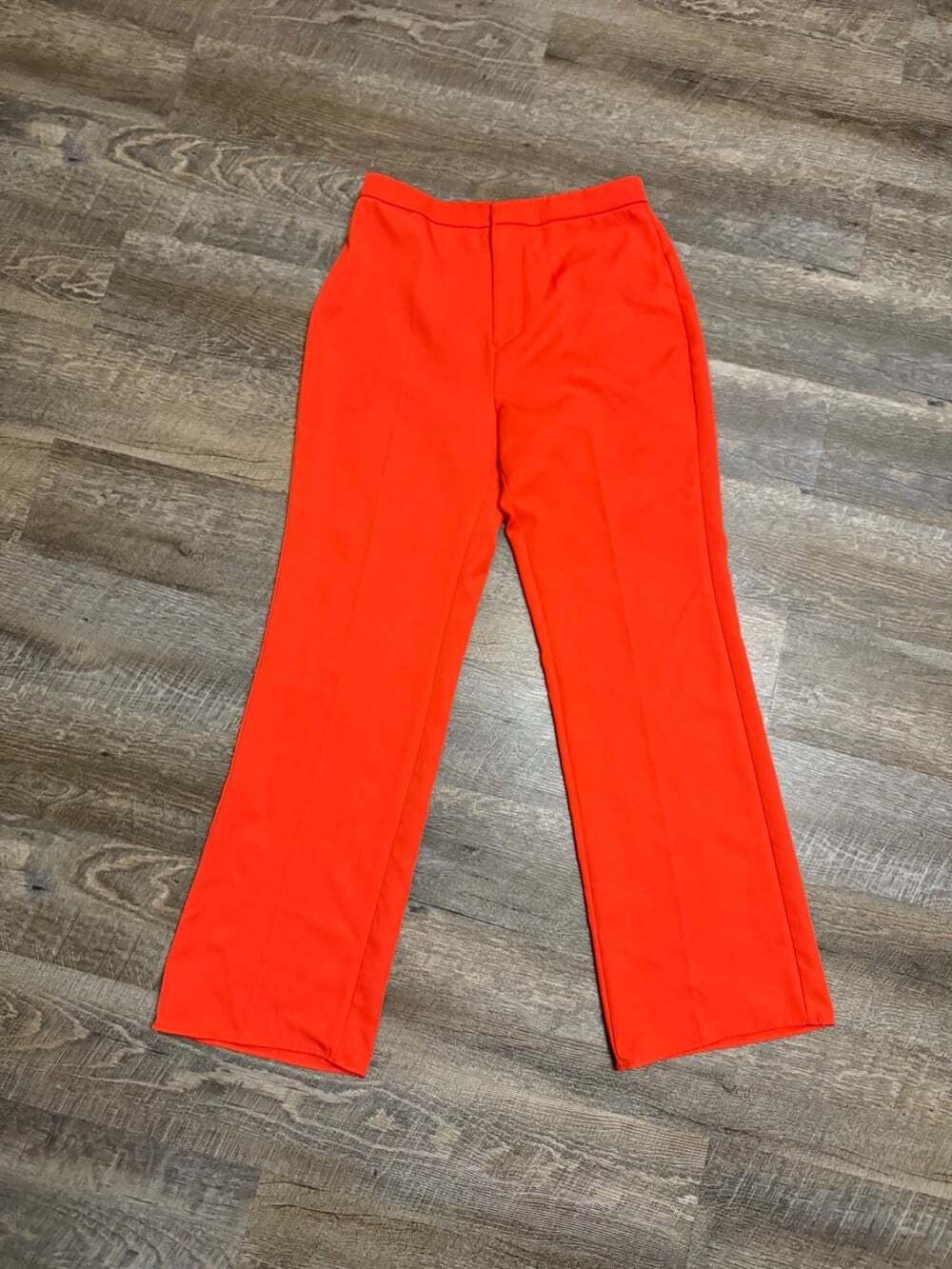 NWT LULU’S High-Waisted Trouser Pants Color Red Size M Fall High Waisted